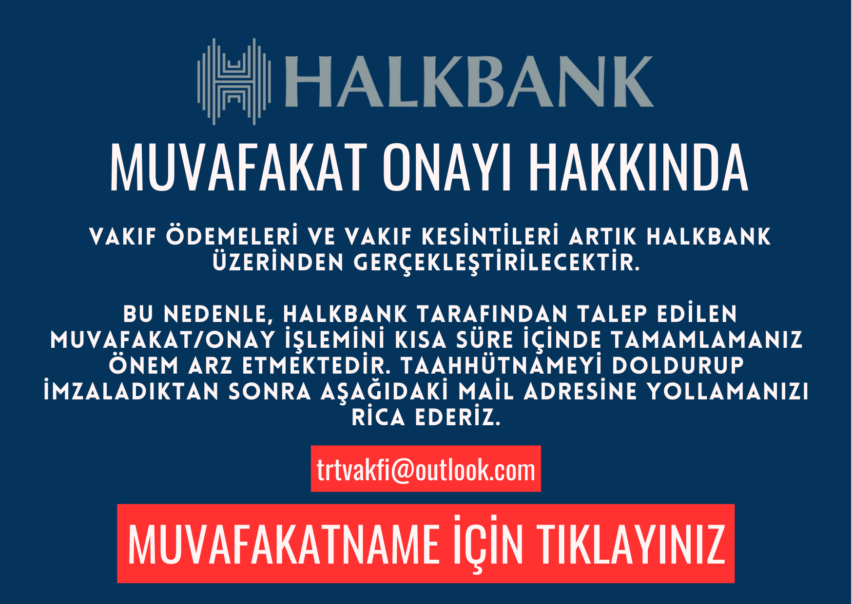 Halkbank Bilgilendirme